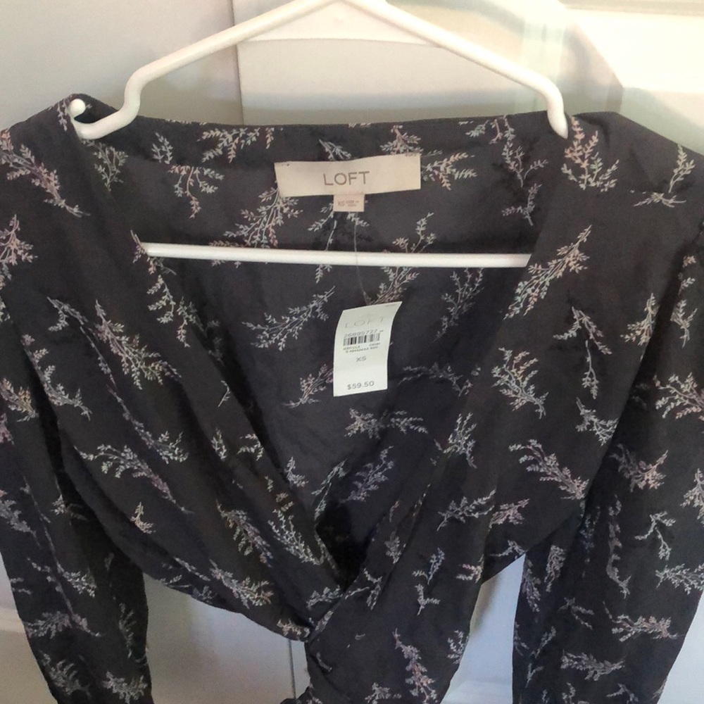 Loft Wrap Around Blouse Brand New